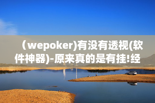 （wepoker)有没有透视(软件神器)-原来真的是有挂!经验分享!