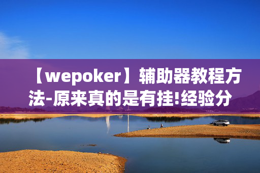 【wepoker】辅助器教程方法-原来真的是有挂!经验分享!-第1张图片-XJ外挂百科