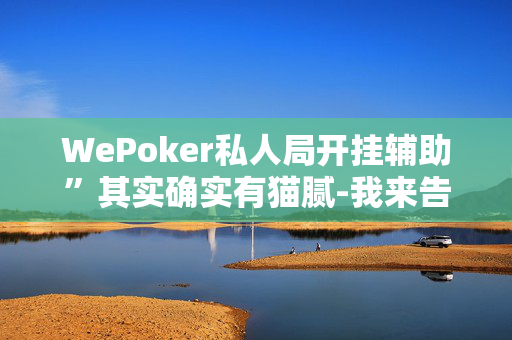 WePoker私人局开挂辅助”其实确实有猫腻-我来告诉大家