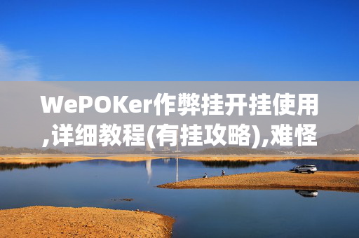 WePOKer作弊挂开挂使用,详细教程(有挂攻略),难怪经常输