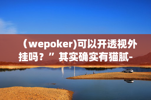 （wepoker)可以开透视外挂吗？”其实确实有猫腻-我来告诉大家