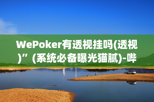 WePoker有透视挂吗(透视)”(系统必备曝光猫腻)-哔哩哔哩